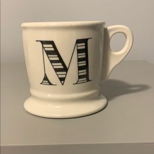 Anthropologie Monogram ‘M’ mug